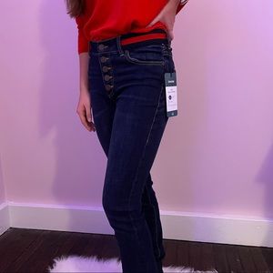 CAbi Button Fly Skinny Jeans